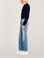 Faded straight-leg organic cotton jeans
