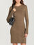 Ribbed knit dress