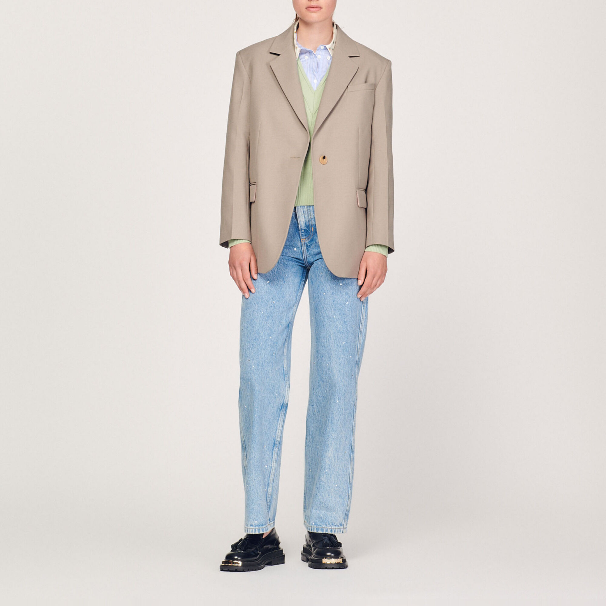 Tailored jacket with pockets