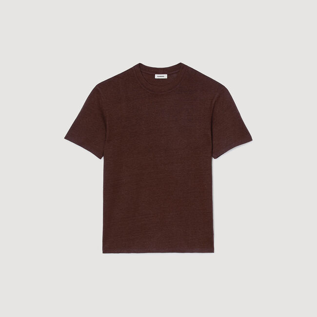 Certified linen T-shirt