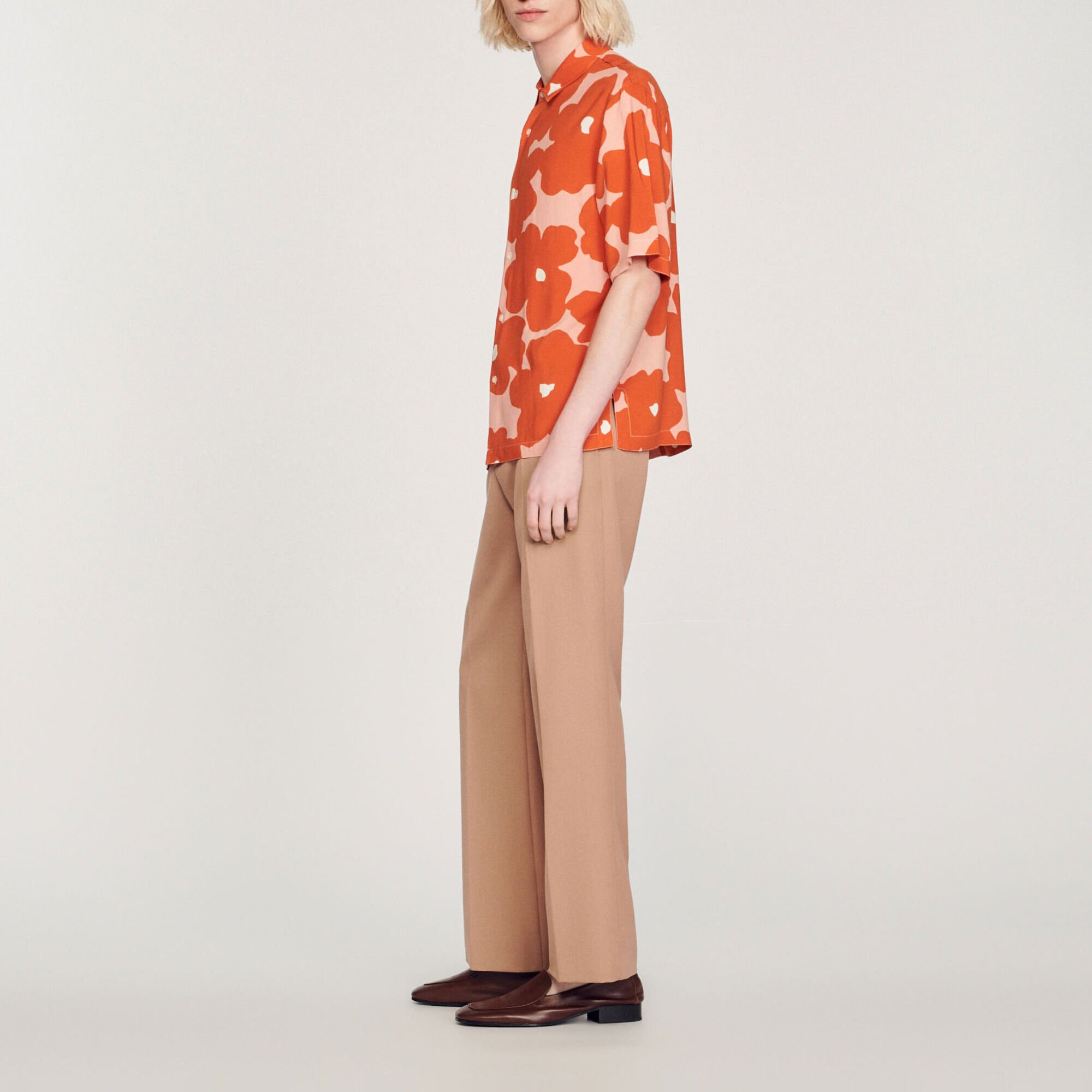 Floral printed shirt