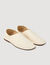 Grained leather slippers