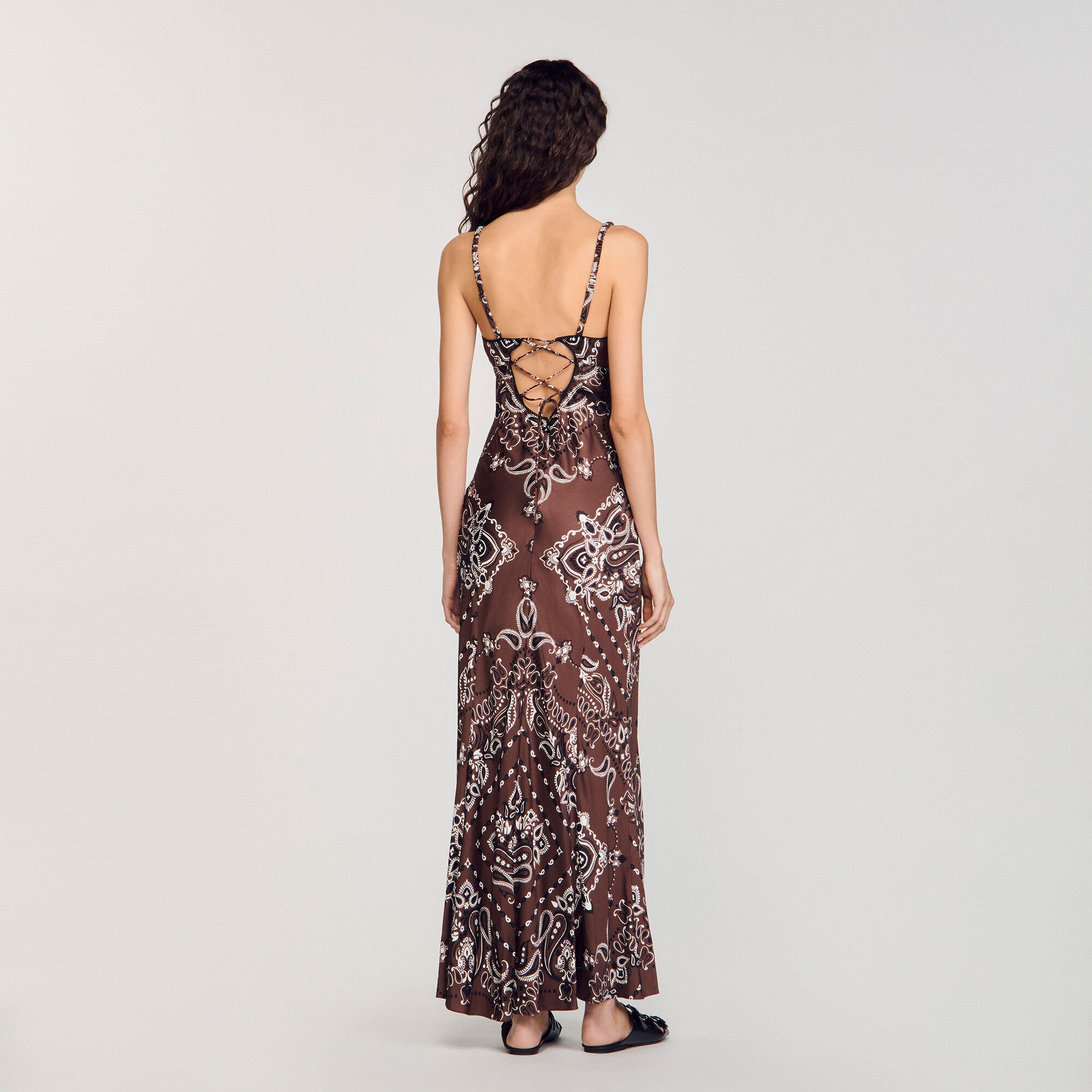 Bandana-print maxi dress