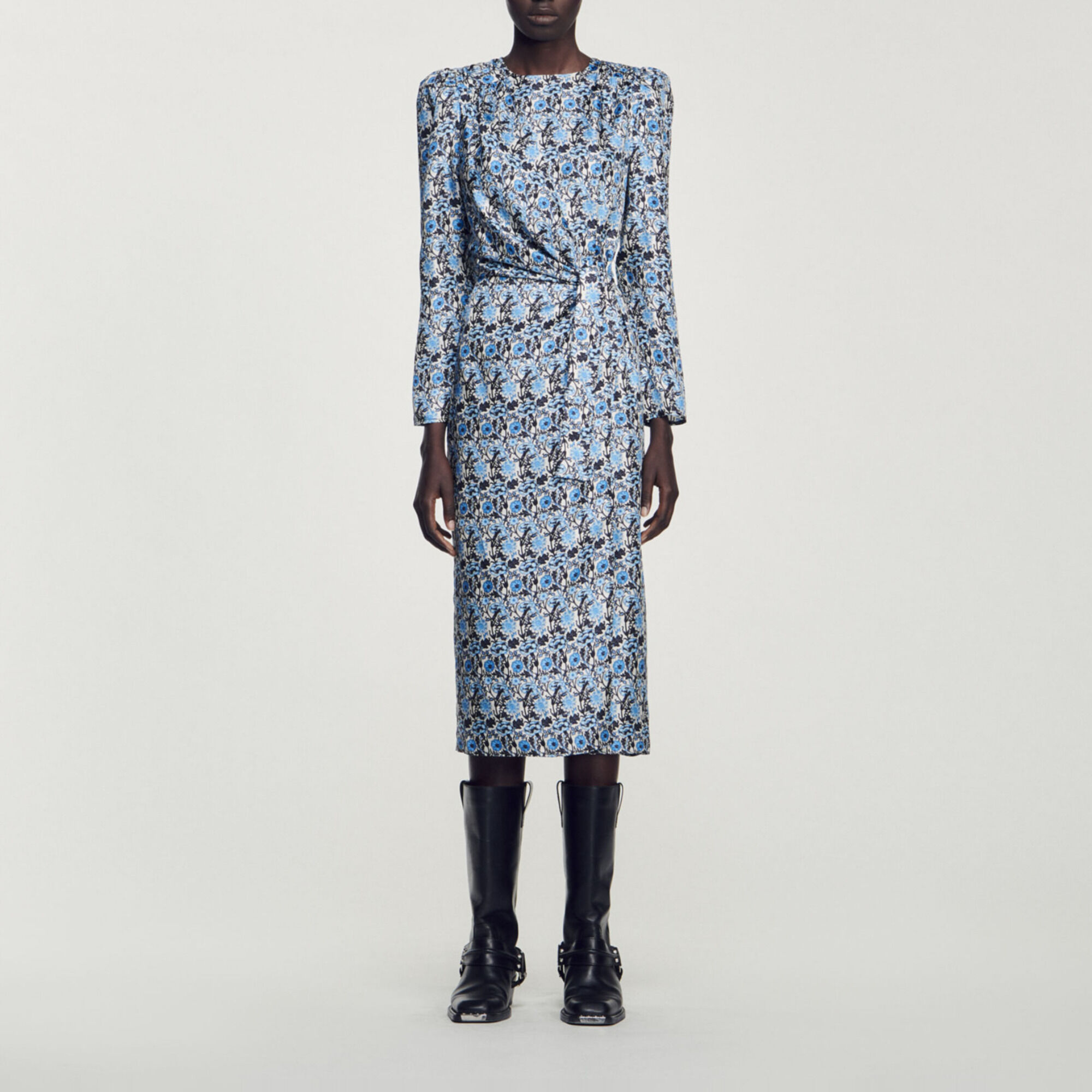 Printed dresses for women Sandro Paris