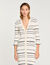 Stripy knit maxi dress