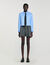 Cropped shirt with detachable tie