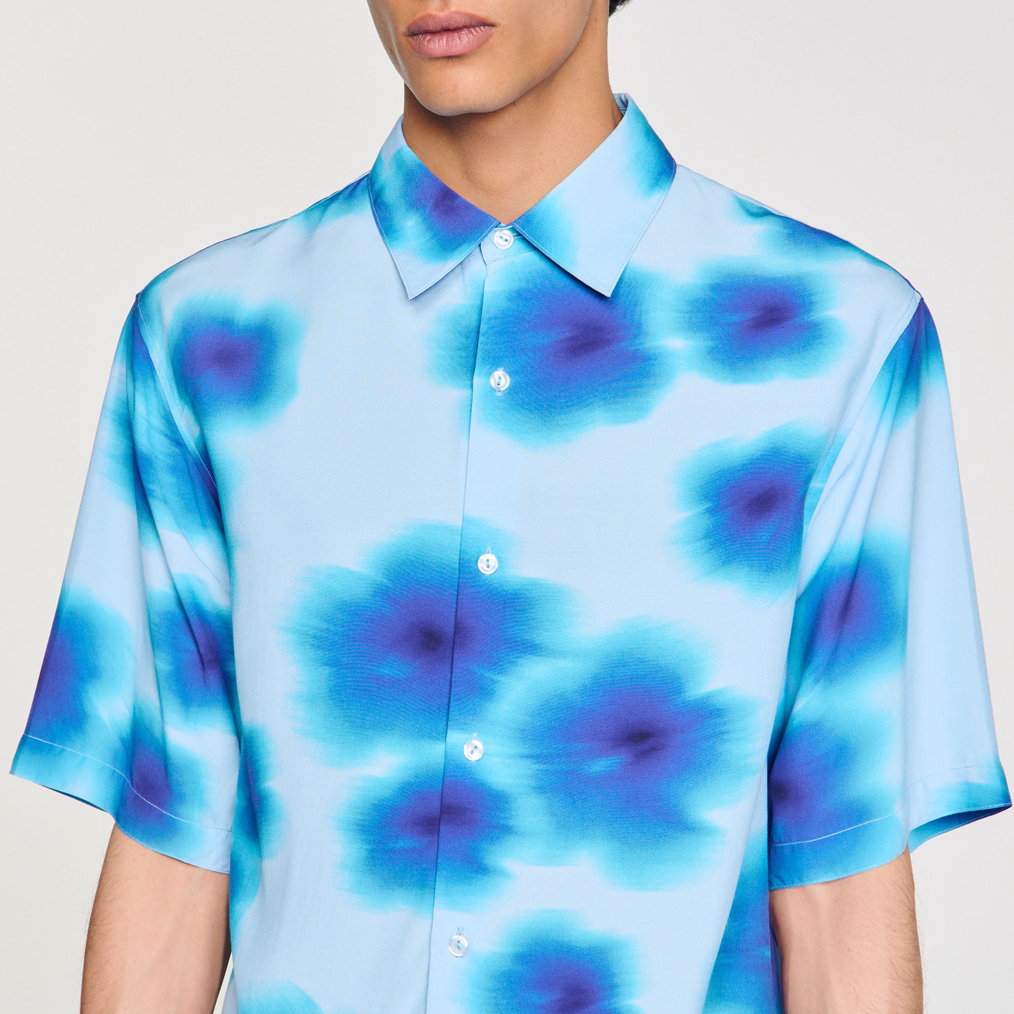 Floral motif shirt