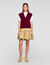Two-tone wool and cashmere jumper