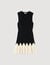 Two-tone short knit dress