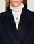 Long coat with satin lapels