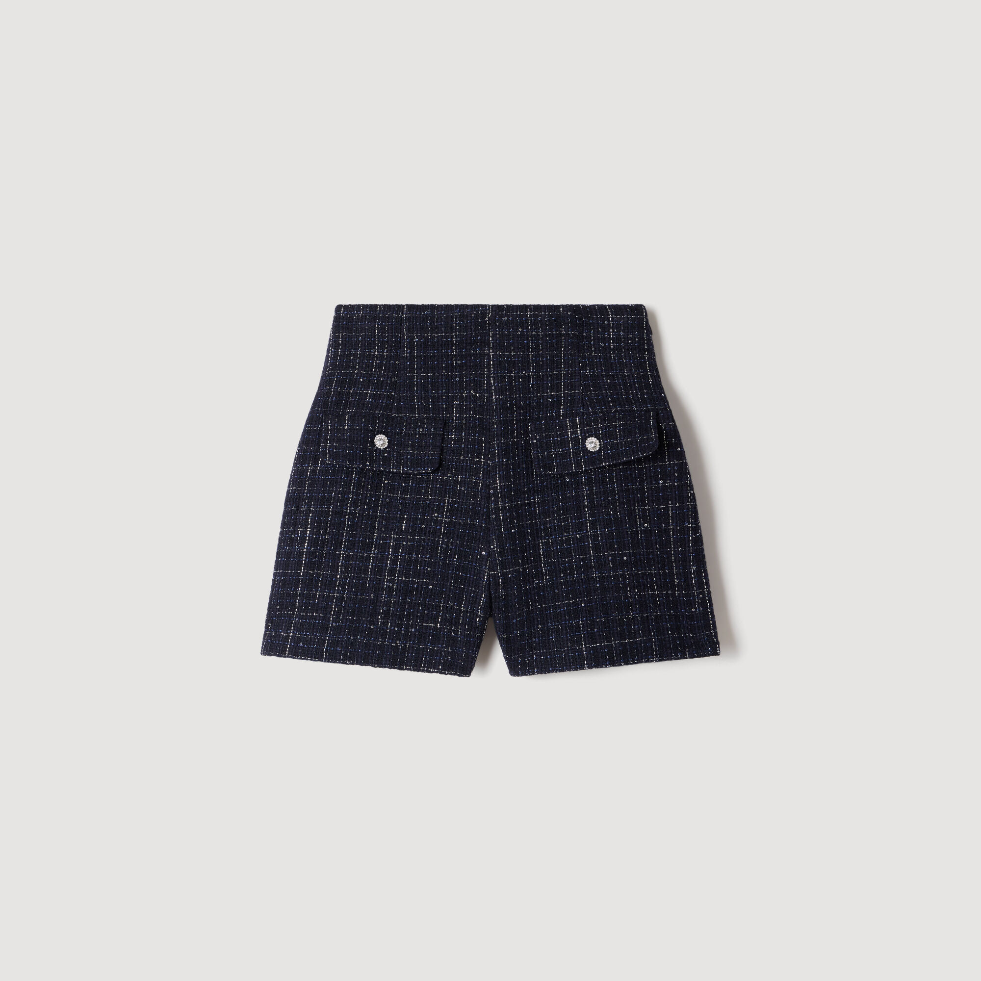 Decorative tweed shorts - Women | Sandro