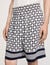 Square Cross floaty Bermuda shorts