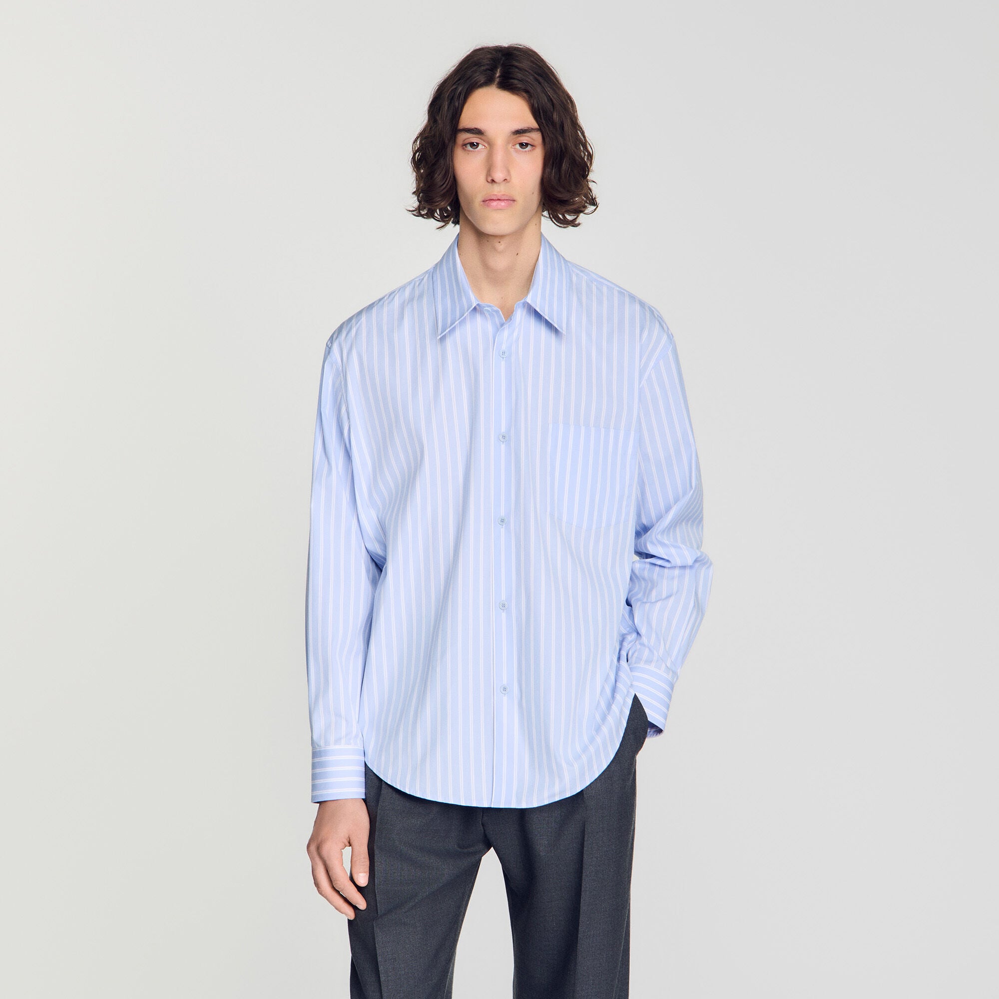 Striped cotton shirt