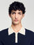 Two-tone polo shirt