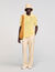 Knit polo shirt