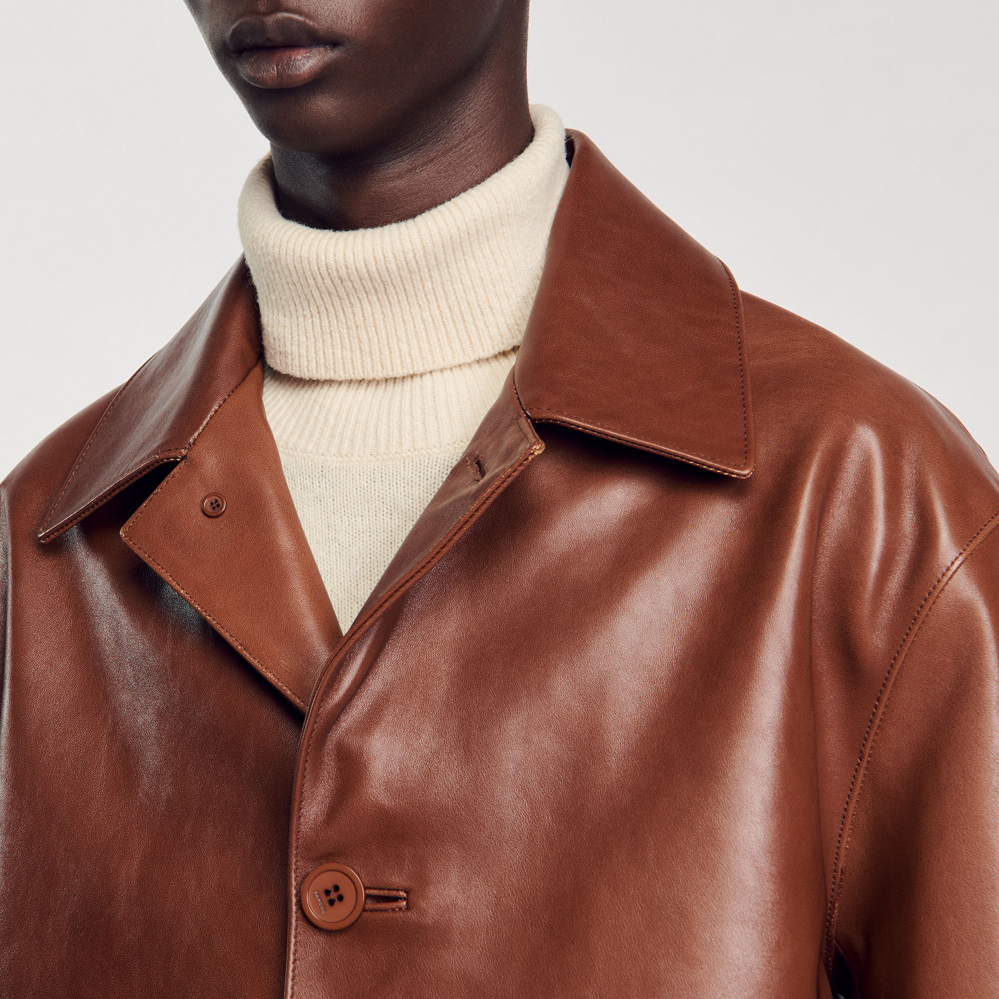 Leather mac