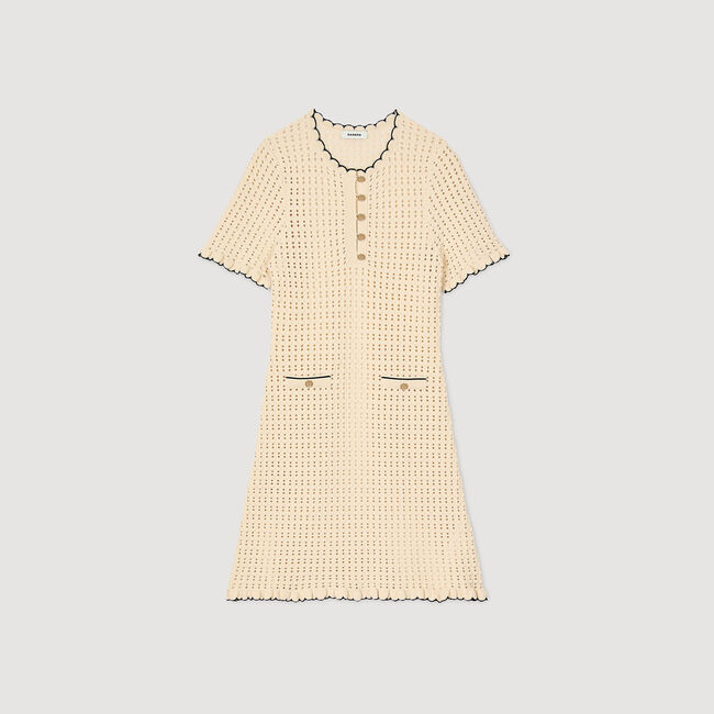 Short knit dress