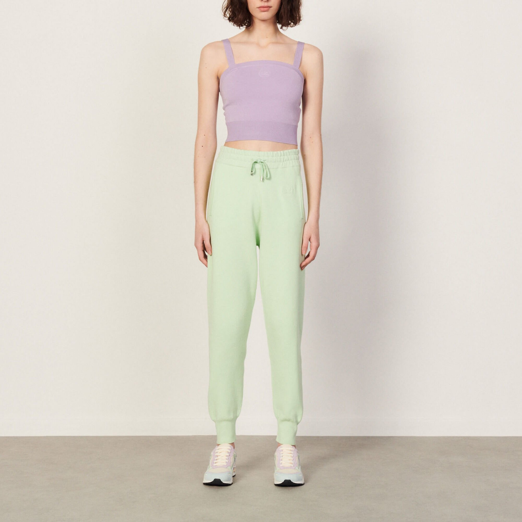 Knit jogging bottoms