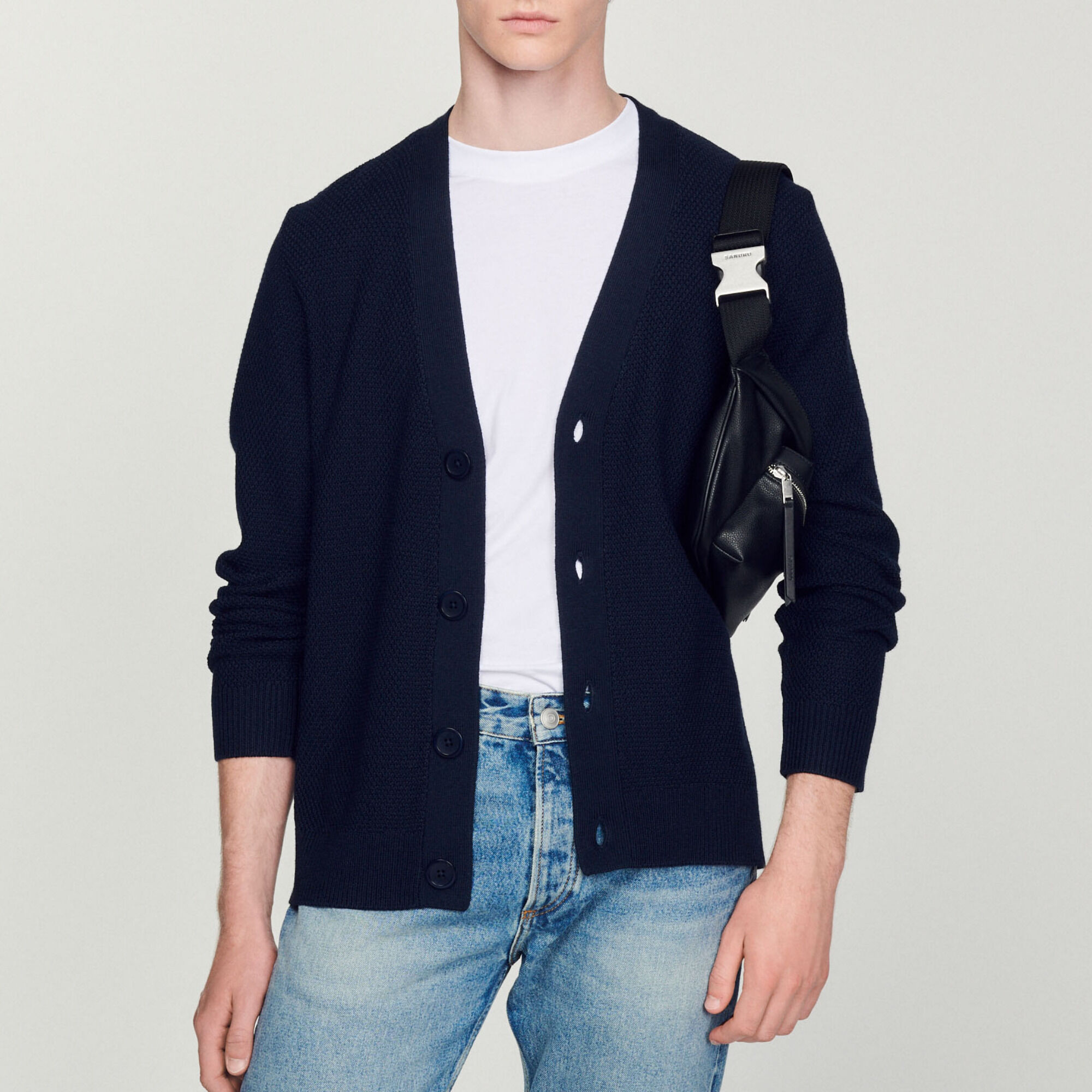 Wool cardigan
