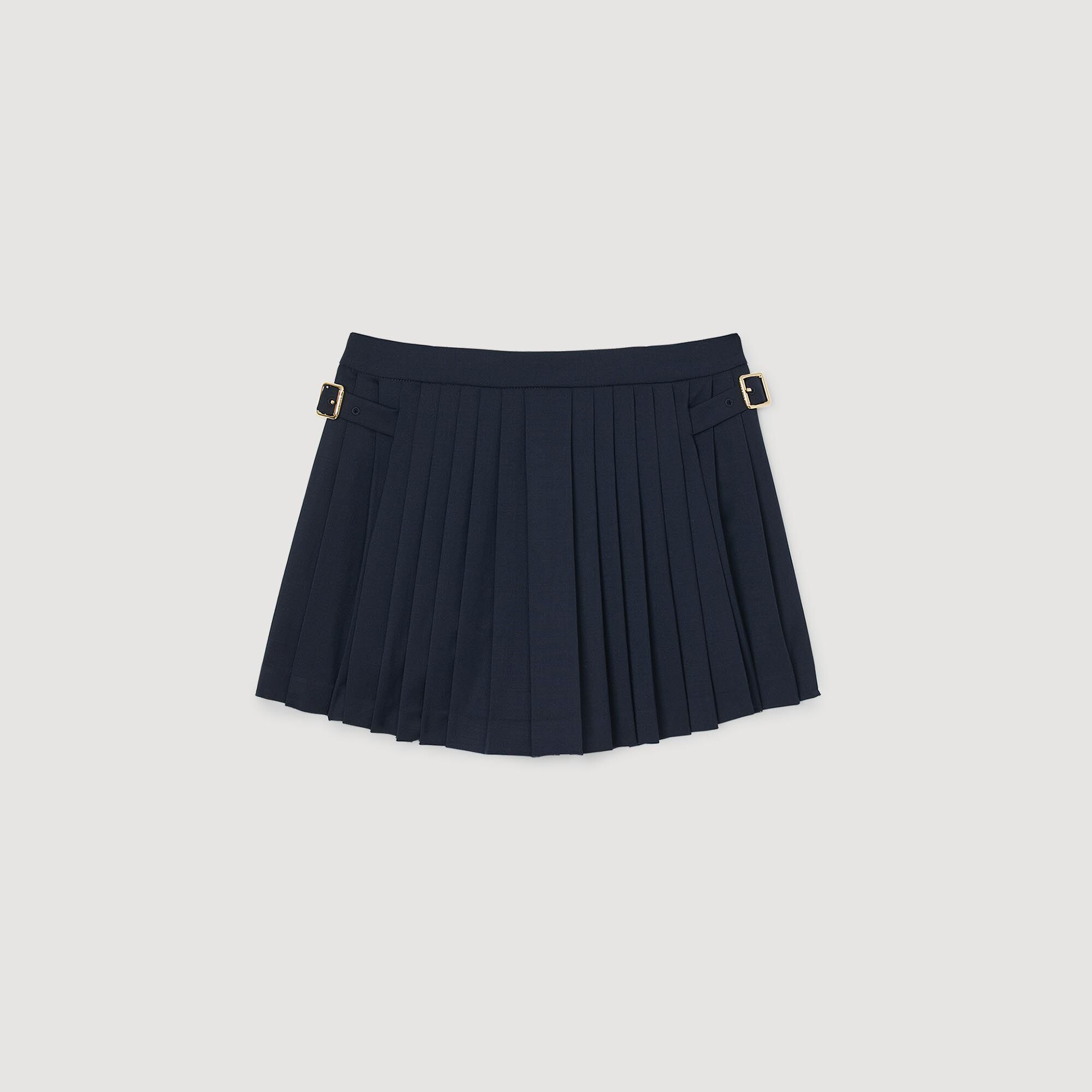 Pleated skort