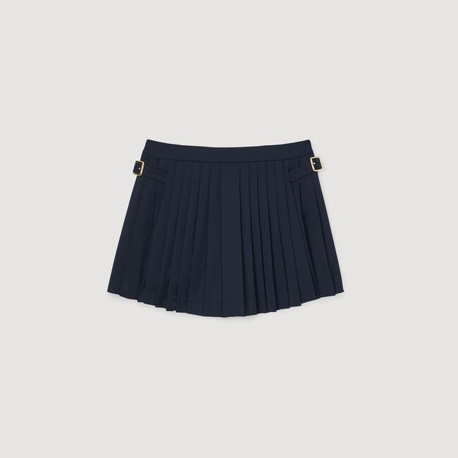 Pleated skort