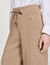Knitted straight-leg trousers
