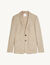 Flannel suit jacket
