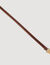 Slim leather belt
