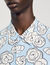 Camellia motif shirt