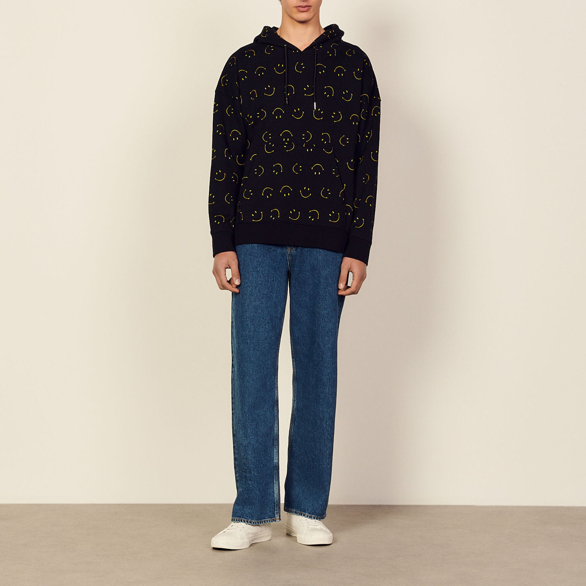Smiley® Printed hoodie