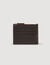 Leather and suede cardholder