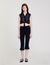 Rhinestone cropped shirt