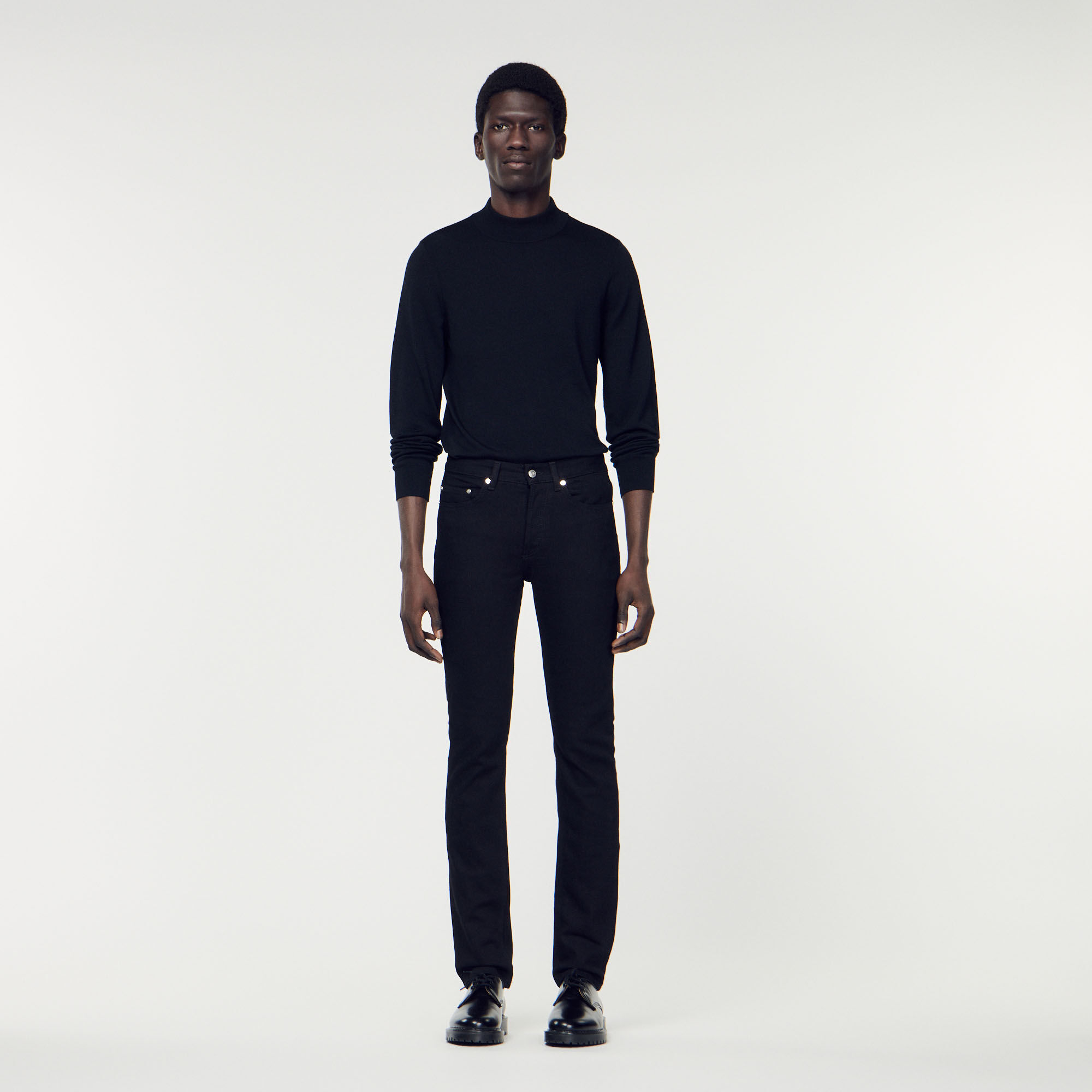 Sandro black jeans sale