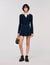 Cable knit polo jumper