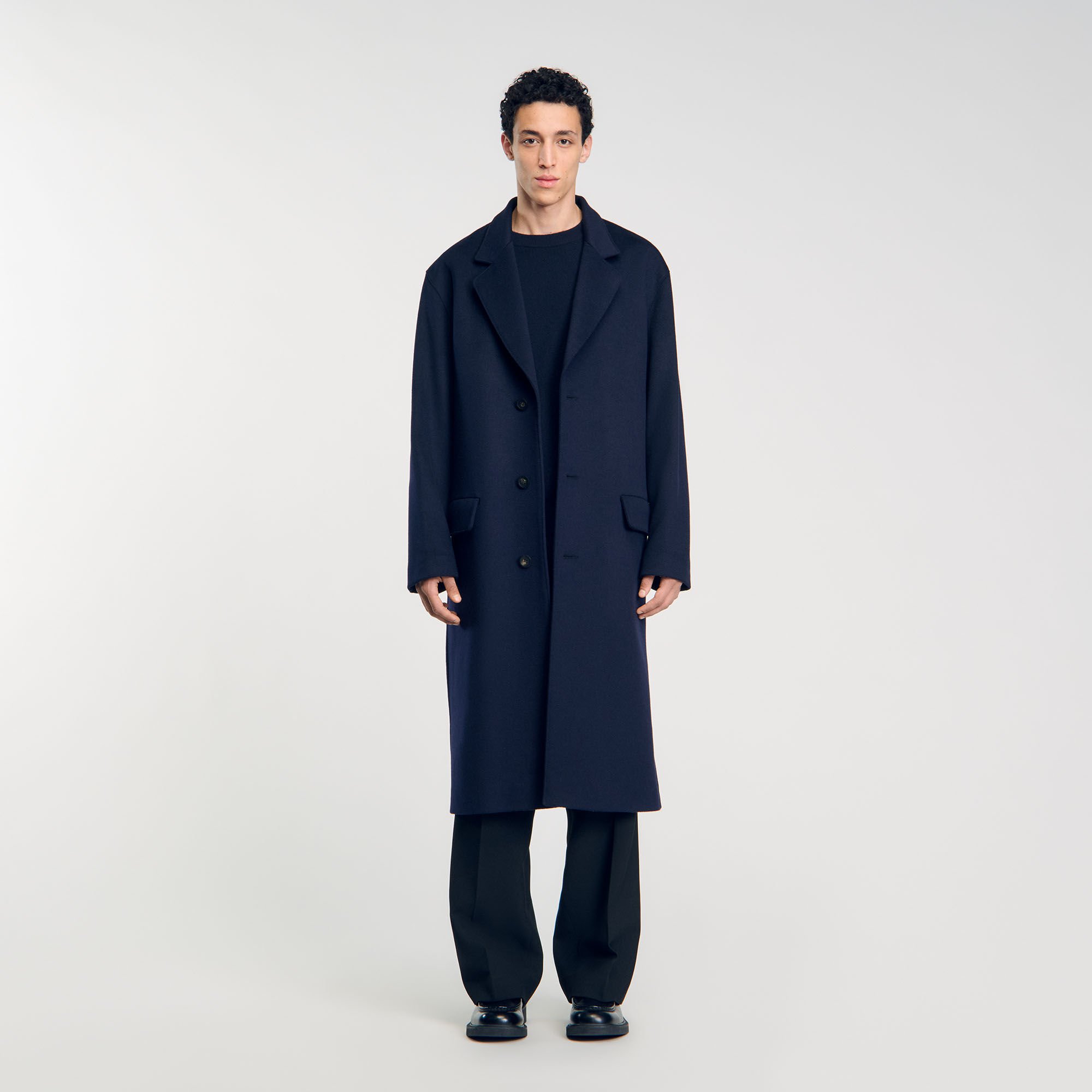 Mens oversized overcoat sale