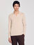 Knit polo shirt