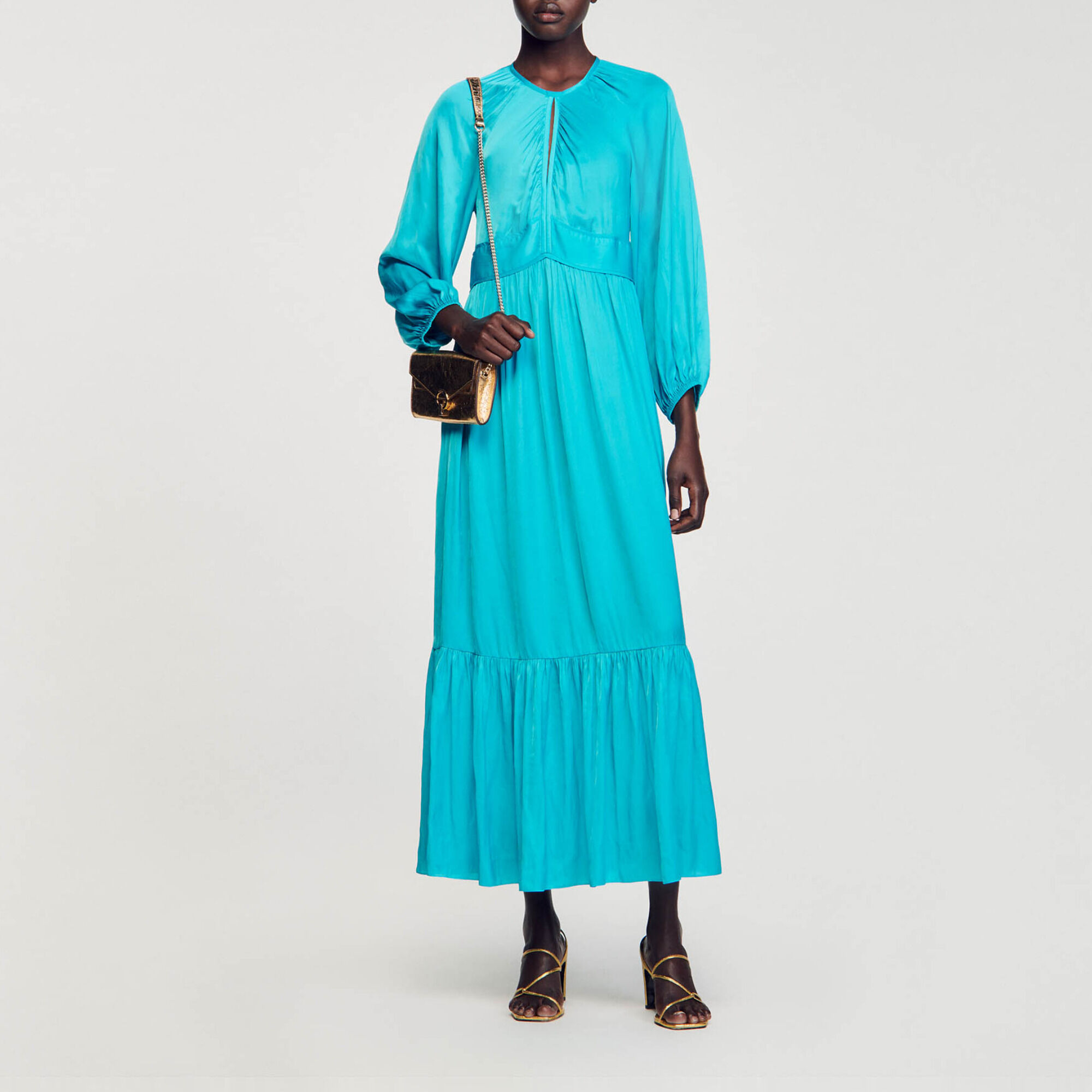 Elasticated top maxi dress shop