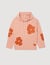 Floral pattern hoodie