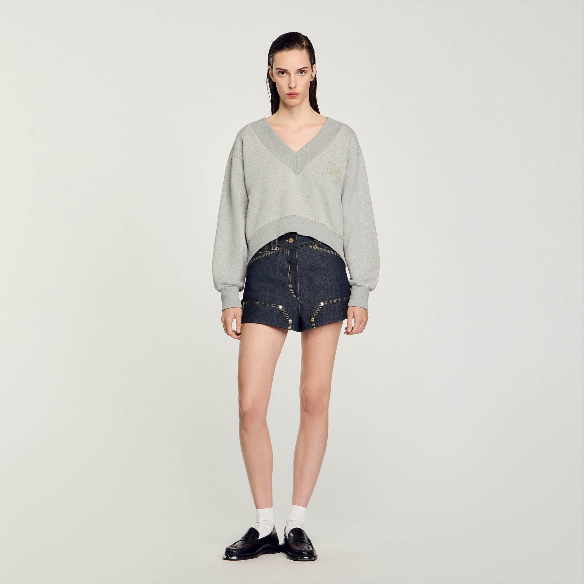Cropped sweatshirt