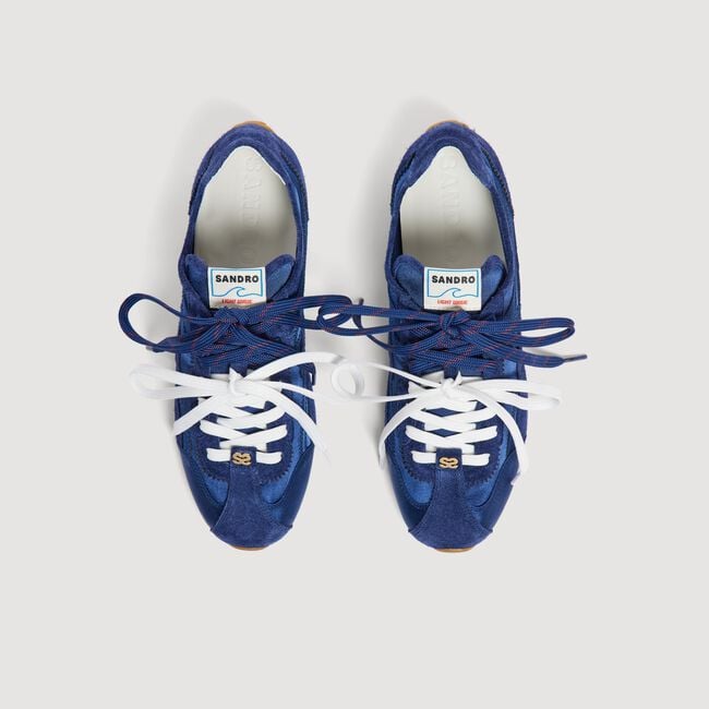 Mixed material Light Wave trainers - Women | Sandro