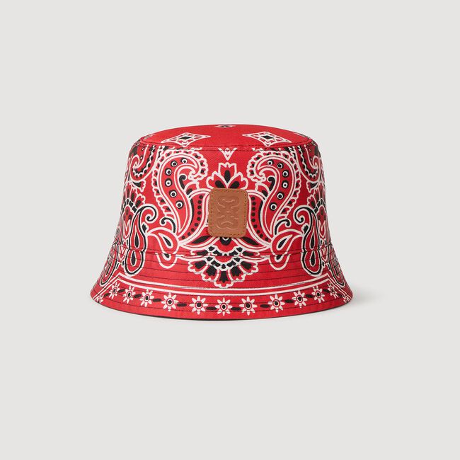 Patterned bucket hat