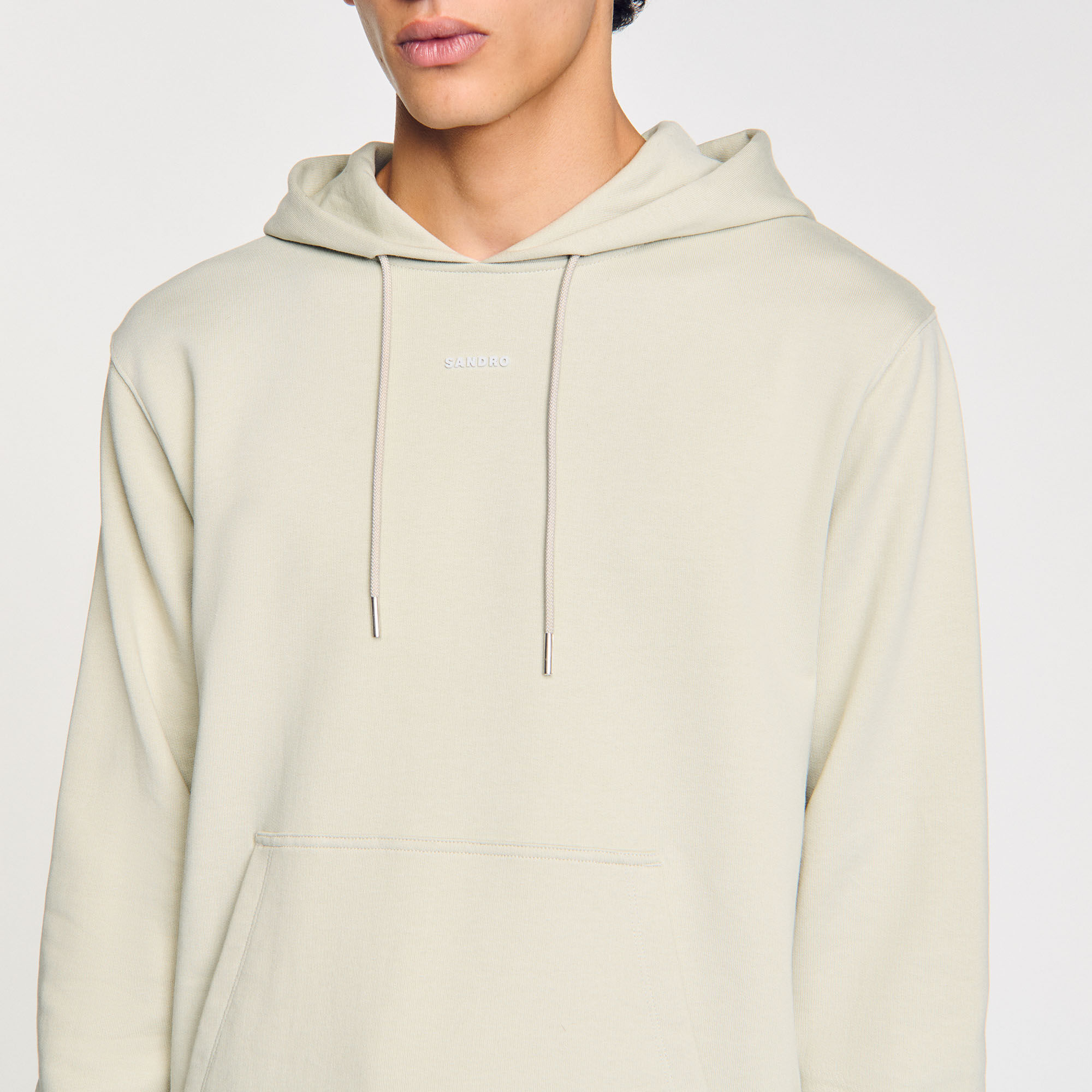 SANDRO 売れ筋商品|||サンドロ パーカー・スウェットシャツ アウター レディース Sweatshirts Brown Sweatshirt with Hot Stuff print black / gray for Men