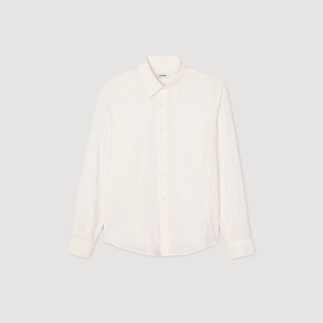 Crinkled effect shirt