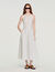 Striped cotton maxi dress