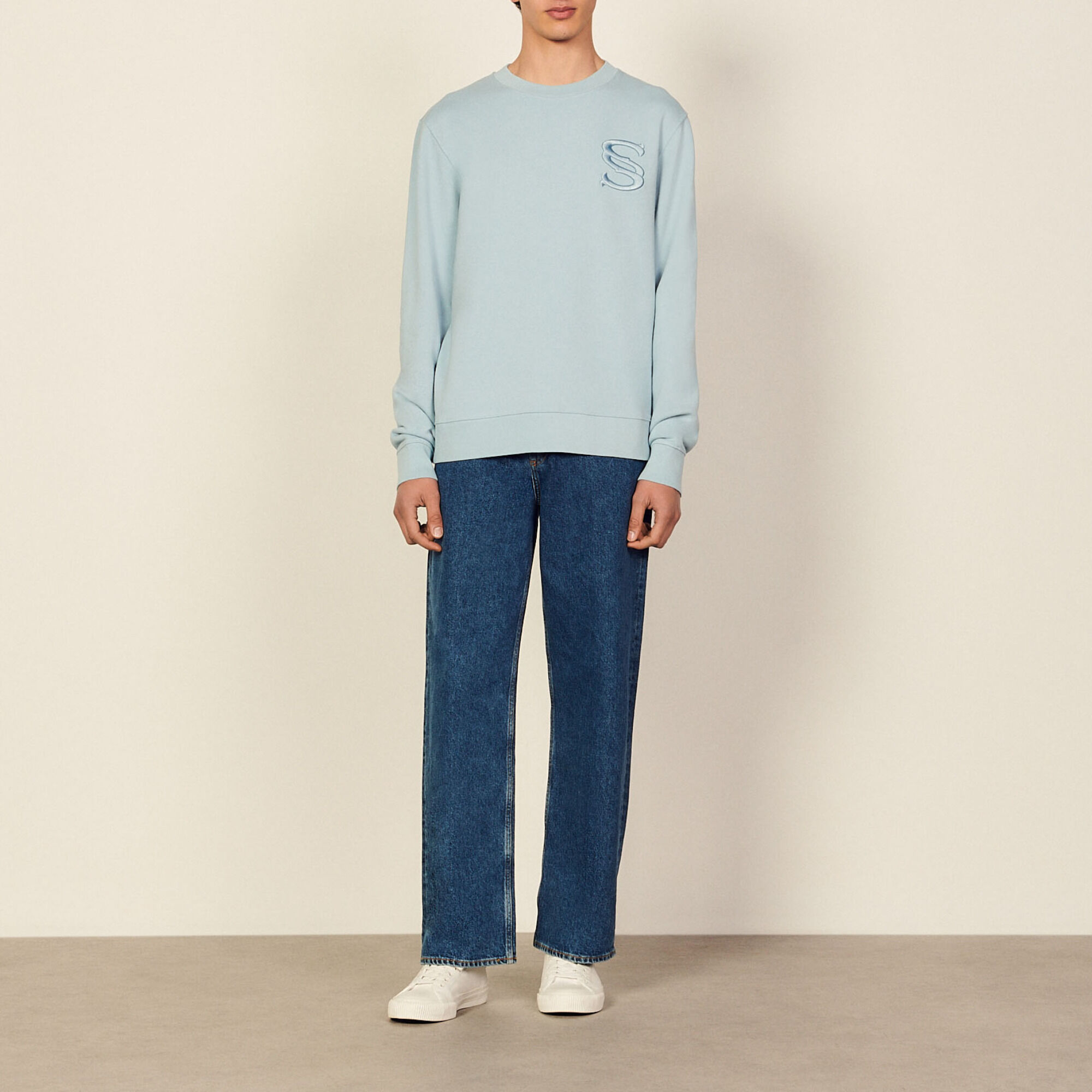 Embroidered sweatshirt