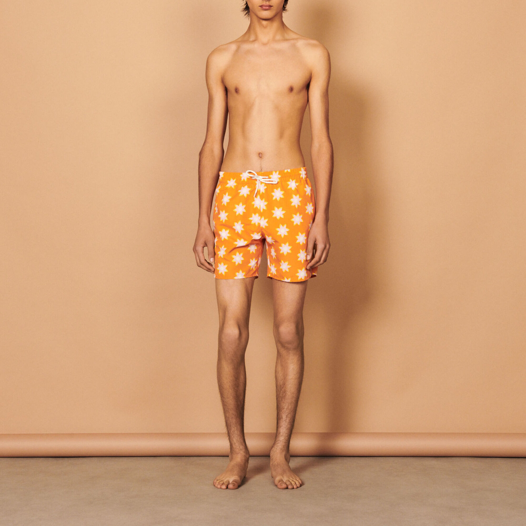 Floral print swim shorts