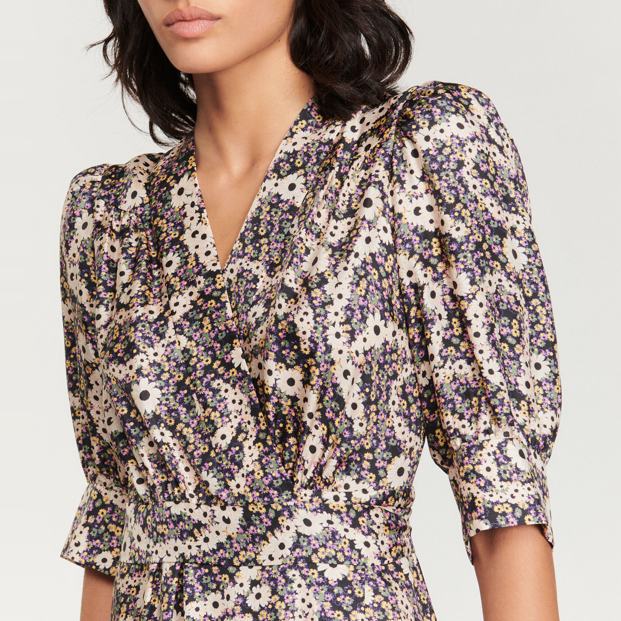 Long paisley printed dress