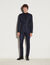 Flannel suit jacket