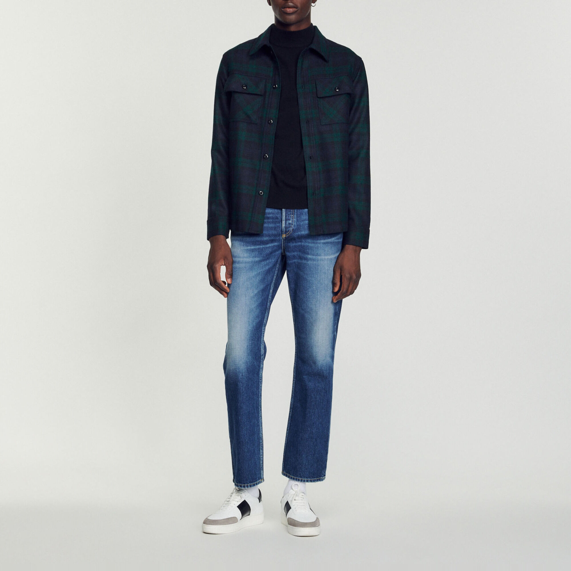 Wool overshirt