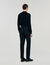 Elasticated straight-leg trousers